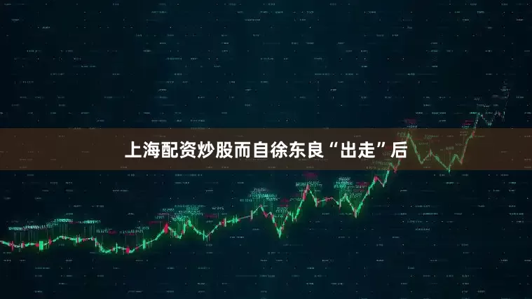 上海配资炒股而自徐东良“出走”后